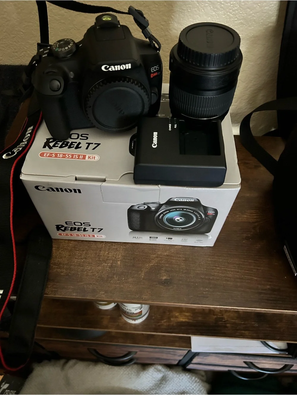 Canon EOS Rebel T7 DSLR Camera Kit - Black